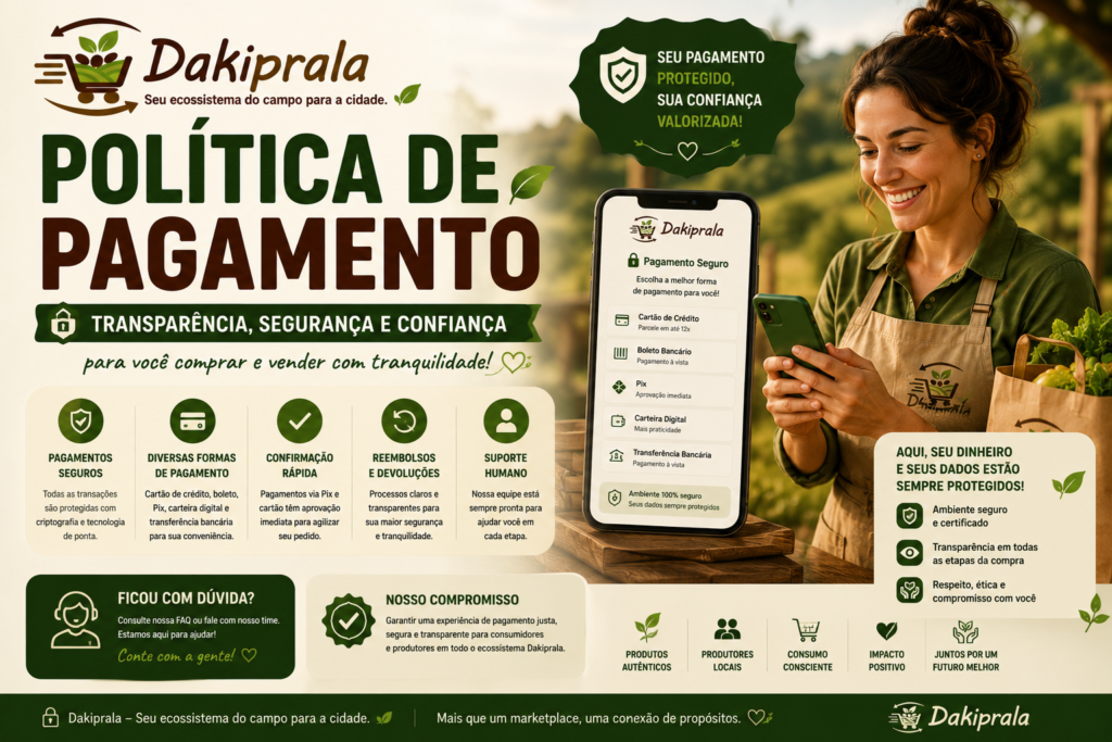 Política de pagamento